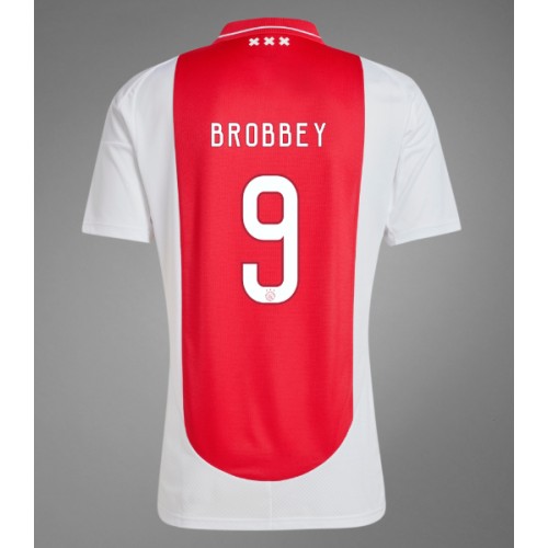 Pánský Fotbalový dres Ajax Brian Brobbey #9 2024-25 Domácí Krátký Rukáv